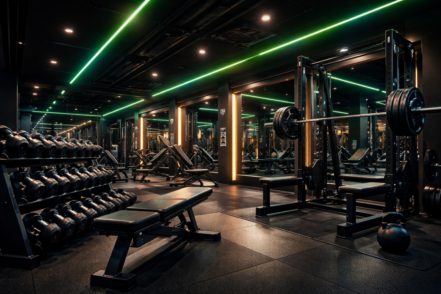 Gimnasio moderno premium